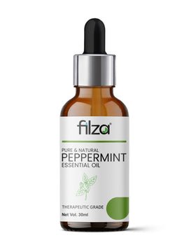 FILZA Peppermint Essential Oil, 15 ml - For Hair, Skin Care, Diffuser & Aromatherapy | Pure Peppermint Oil for Cold and Soothing Relief