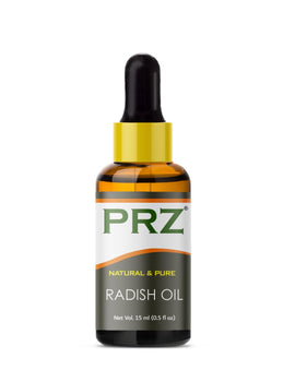 PRZ Radish Seed Cold Pressed Carrier Oil - Pure Natural Therapeutic Grade Oil for Skin Care & Hair Care