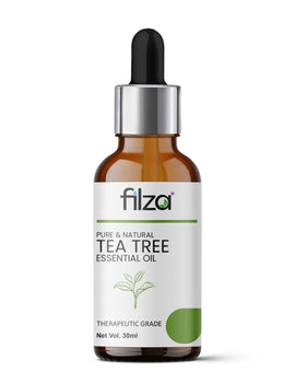 FILZA Tea Tree Essential Oil, 15 ml - For Skin, Hair & Face | Pure Tea Tree Oil for Reducing Acne and Hair Dandruff