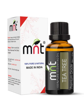 Tea Tree Essential Oil 100% Pure, Natural & Undiluted Therapeutic Grade oil for Acne, Scars, Healthy Skin, Face Care, Hair Dandruff and Aromatherapy