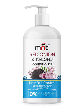 MNT Red Onion & Kalonji Hair Conditioner for Smooth and Silky Hair | Hair Growth & Hair Fall Control Conditioner, 300 ml