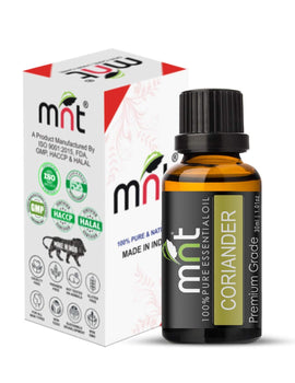 Coriander Essential Oil 100% Pure Natural & Undiluted Therapeutic Grade & Aromatherapy for Hair Care and Skin Care