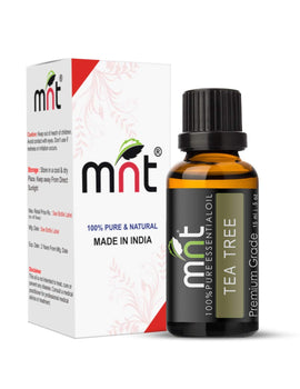 Tea Tree Essential Oil 100% Pure, Natural & Undiluted Therapeutic Grade oil for Acne, Scars, Healthy Skin, Face Care, Hair Dandruff and Aromatherapy