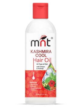 MNT Kashmira Cool Hair Oil (Thanda Tel) - With Onion and Kalonji Oil for All Hair Types.