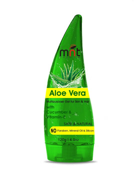 MNT Pure ALOE VERA Gel Transparent For Hair, Skin, Body and Beard | Multipurpose Beauty Skin Gel For Young Face & Glow Skin (No Chemicals, No Colour, No Fragrance).