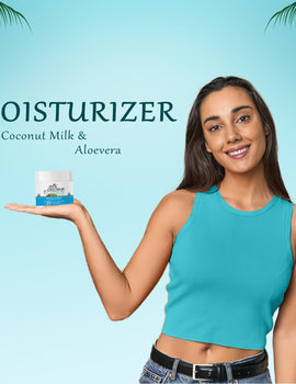 MNT Coconut Milk & Aloe Vera Cold Cream Moisturizer for Face, Hand and Body | Winter Cream for Dry Skin with Vitamin E | For Men & Women | 100 g