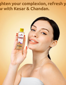 MNT Kesar Chandan Face Wash with Alpha Arbutin & Licorice Extract | Clears Blemishes and Rejuvenates Skin Tone, 100 ml