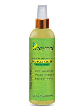 KAZIMA Muscle Relief Massage Oil (100ml) – Soothing Formula for Pain, Tension, and Muscle Recovery