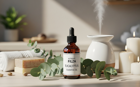 Authentic Filza Eucalyptus Essential Oil: Nature’s Remedy for Wellness, Skincare & Aromatherapy
