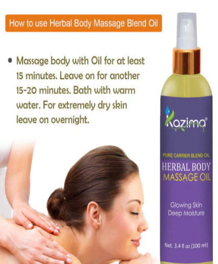 The Secret to Relaxed Muscles & Glowing Skin – KAZIMA Herbal Oil