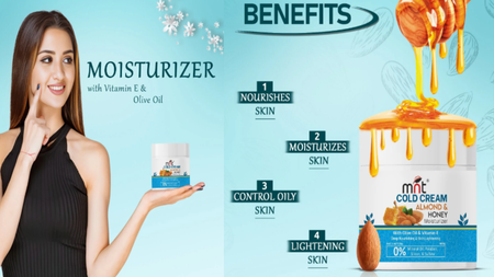 MNT Almond & Honey Cold Cream: Deep Winter Moisturization for Face, Hand & Body