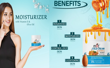 MNT Almond & Honey Cold Cream: Deep Winter Moisturization for Face, Hand & Body