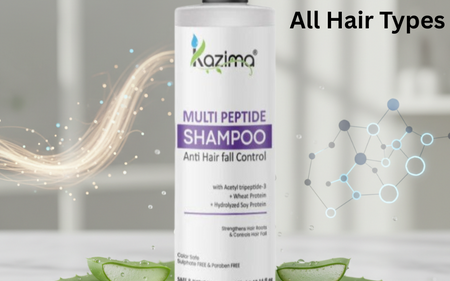 KAZIMA Multi-Peptide Shampoo 300ml: Advanced Peptide Care for Strong, Thick & Healthy Hair