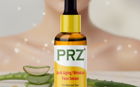 Rediscover Youthful Radiance: PRZ Anti-Aging Wrinkle Face Serum for Mature Skin
