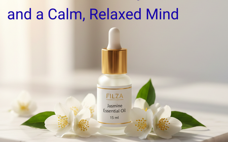 FILZA Jasmine Essential Oil – Pure Luxury for Skin, Hair & Mind (15 ml Aromatherapy Oil)
