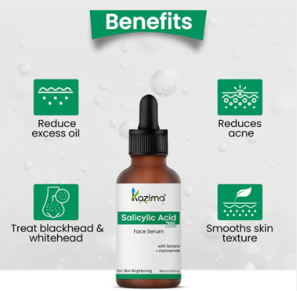 Achieve Clear, Radiant Skin with Salicylic Acid Face Serum: The Ultimate Solution for Acne, Blackheads & Oily Skin