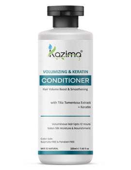 KAZIMA Volumizing and Keratin Conditioner 225ml - Makes hair thicker, smoother, stronger and restores shine to healthy hair