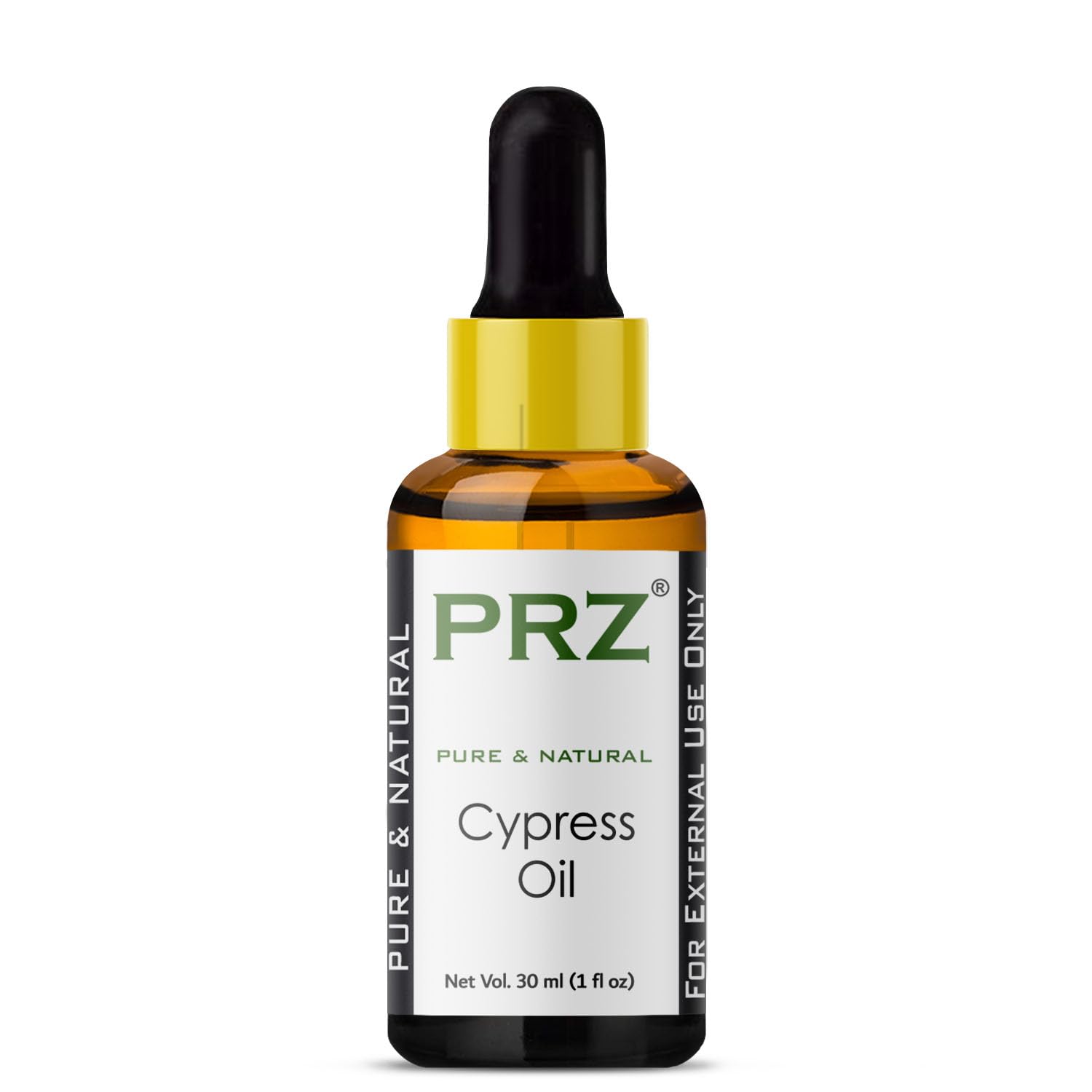 PRZ Cypress Essential Oil - Pure Natural & Therapeutic Grade Oil for Aromatherapy, Skin Care & Hair Care