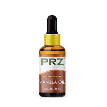 PRZ Vanilla Essential Oil - Pure Natural & Therapeutic Grade Oil for Aromatherapy, Skin Care & Hair Care