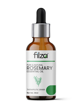 FILZA Rosemary Essential Oil, 15 ml - For Hair Growth, Hair Fall Control & Nourishment | Pure Rosemary Oil for Skin, Body, and Aromatherapy