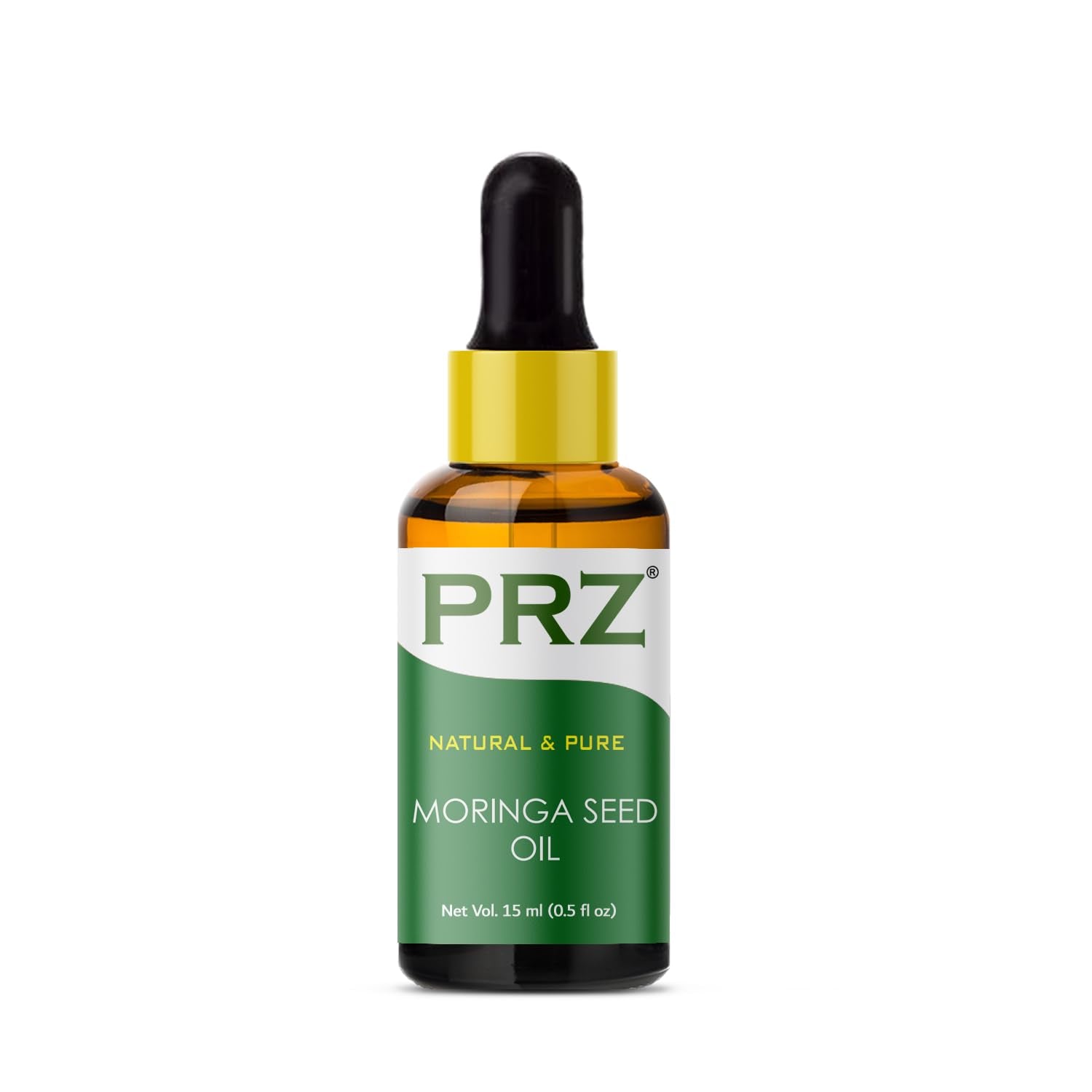 PRZ Moringa Seed Oil - 100% Pure Natural Cold Pressed Carrier Oil for Skin & Hair