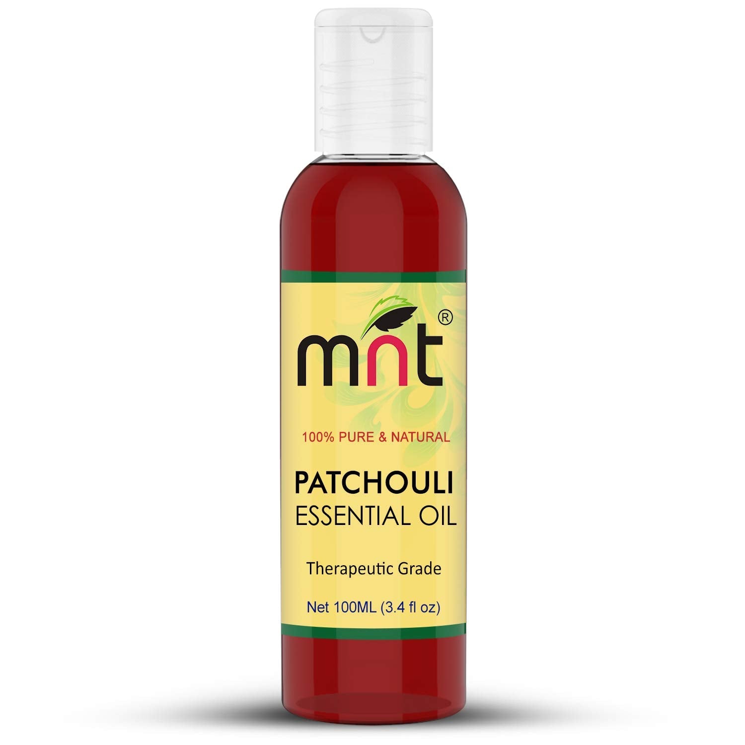 Patchouli Essential Oil 100% Pure Natural & Therapeutic Grade for Aromatherapy, Moisturizing Dry Skin & Skincare