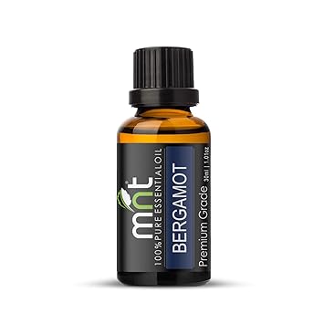 MNT Bergamot Essential Oil 100% Pure Natural & Undiluted For Aromatherapy, Massage & Skin care (15ML)