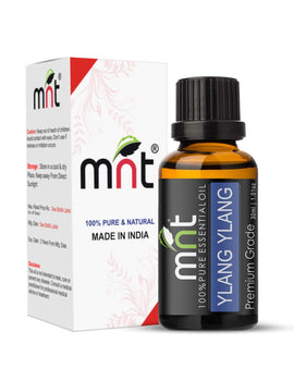 Ylang Ylang Essential Oil - 100% Pure & Natural Therapeutic Grade Oil for Hair Growth, Healthy Skin and Aromatherapy