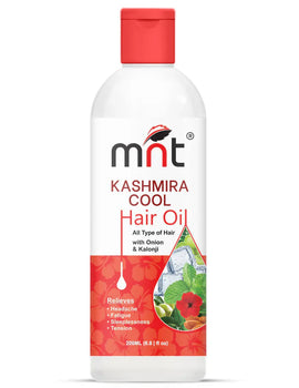 MNT Kashmira Cool Hair Oil (Thanda Tel) - With Onion and Kalonji Oil for All Hair Types.