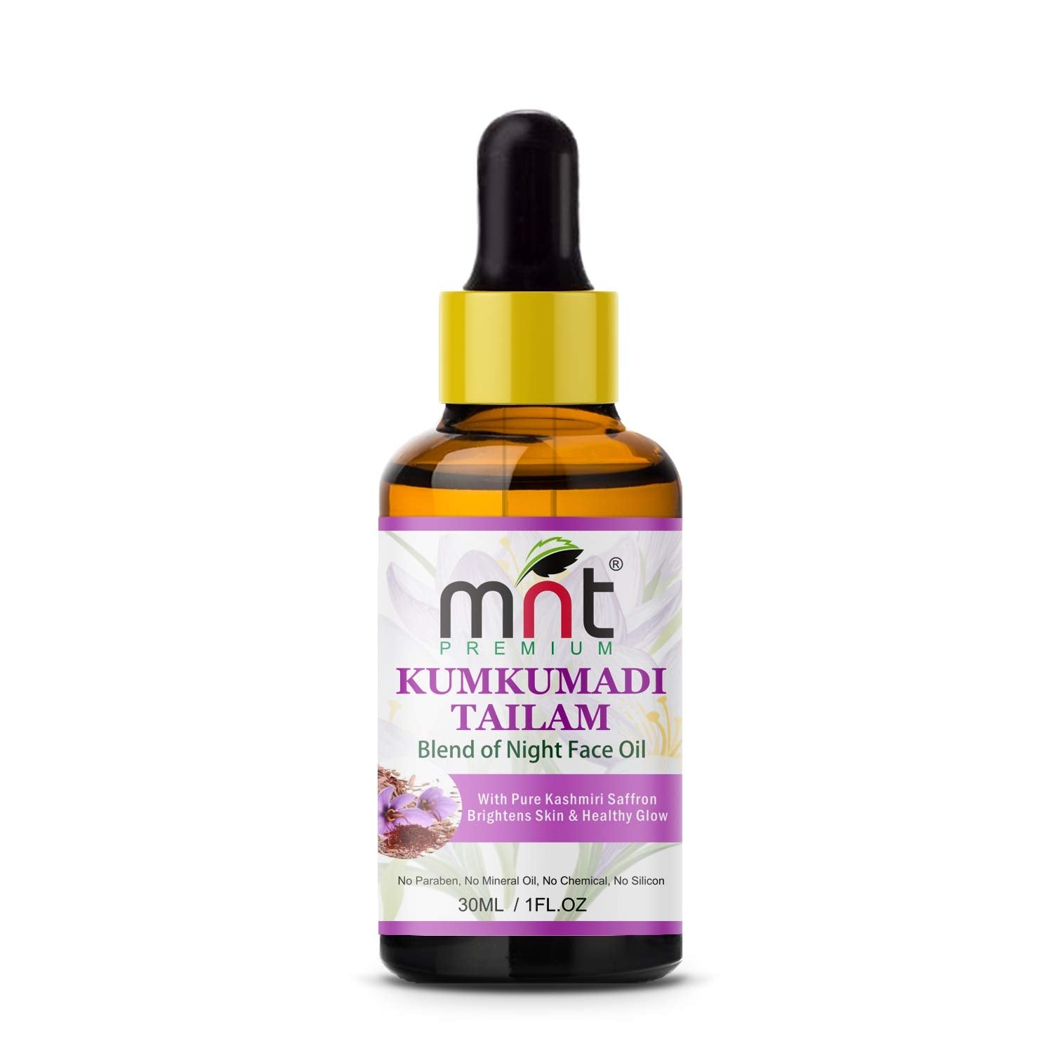 MNT Kumkumadi Tailam for Skin Brightening, Whitening, Healthy & Glowing Skin, 30ml