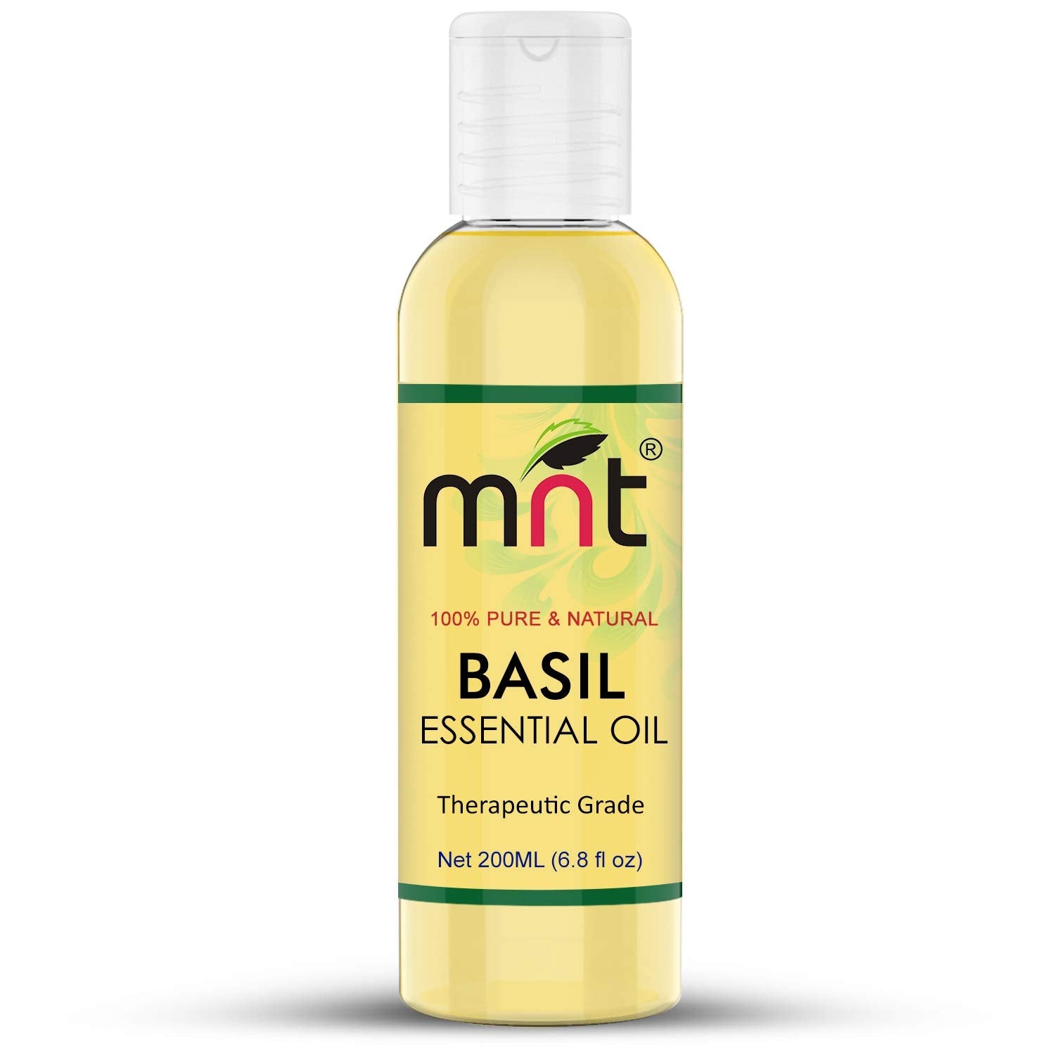 Basil (Tulsi) Essential Oil 100% Pure, Natural & Therapeutic Grade Oil for Hair, Skin, Body Massage & Aromatherapy
