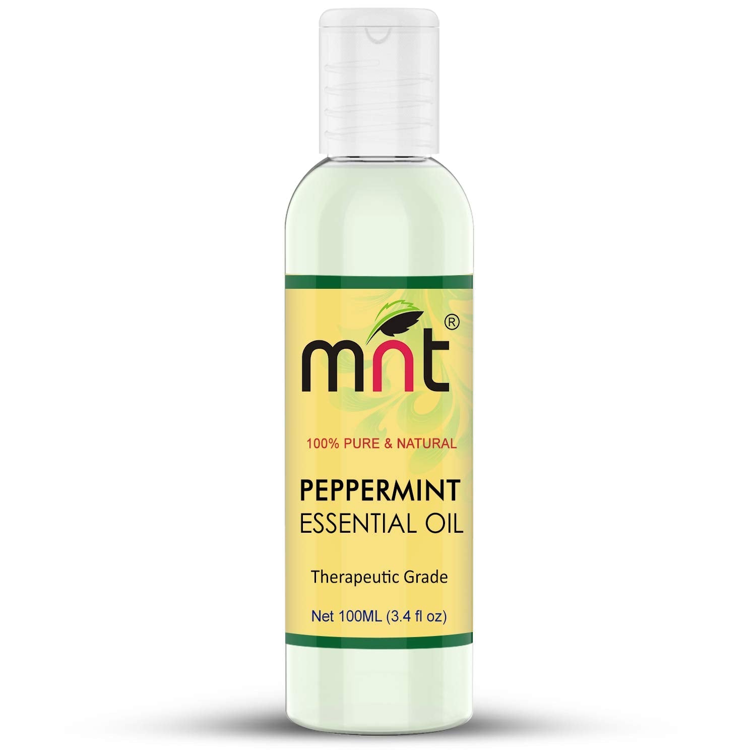 Peppermint Essential Oil 100% Pure, Natural, Undiluted & Therapeutic Grade for Hair, Skin, Muscles & Aromatherapy