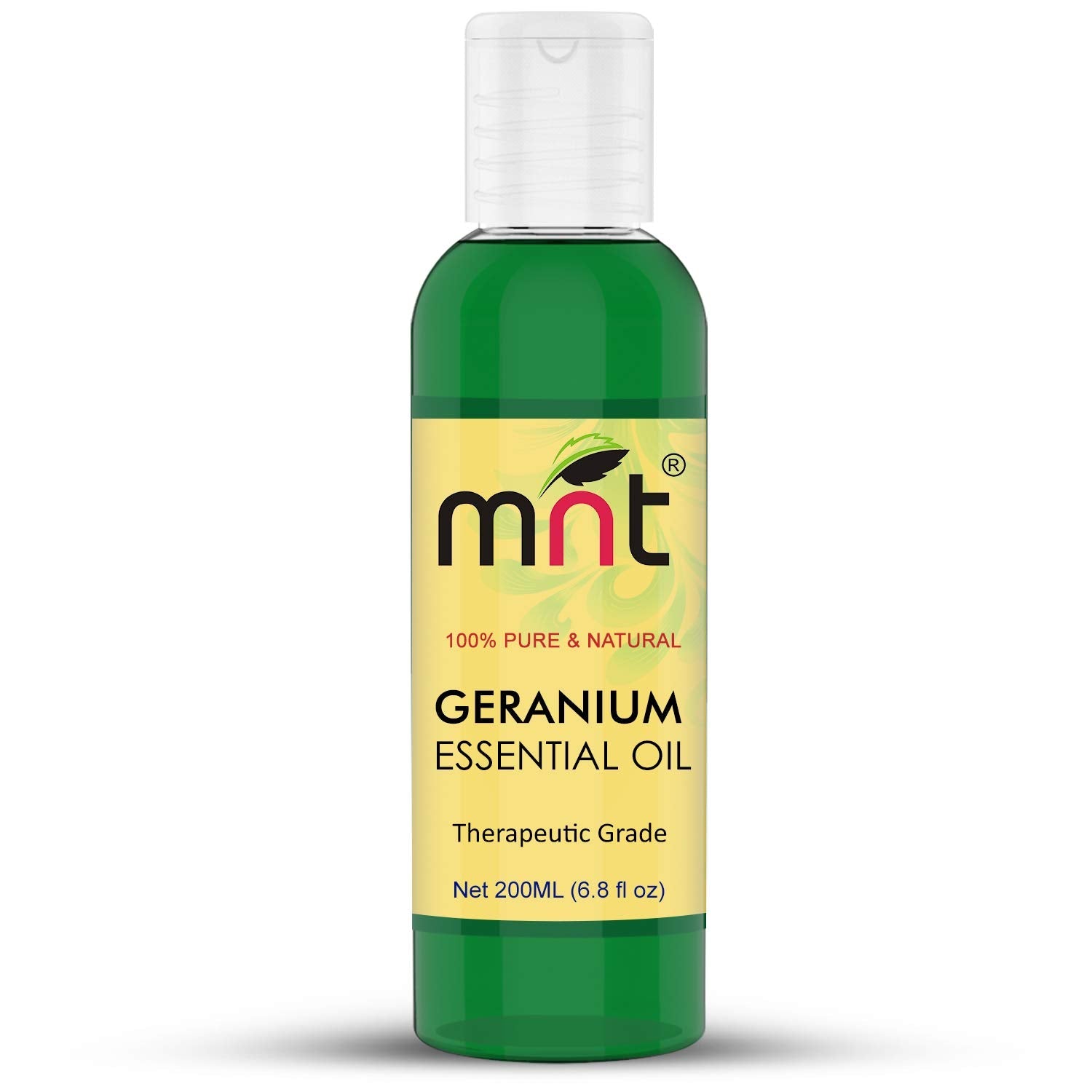 Geranium Essential Oil - 100% Pure, Natural & Undiluted Oil for Face, Hair and Skin