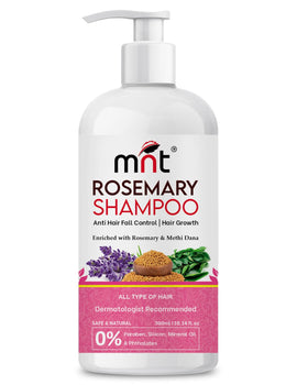 MNT Rosemary Shampoo with Methi Dana & Rosemary for Hair Fall Control & Hair growth | Rosemary Shampoo for Hair Growth, Reduced Hair Fall & Dandruff Control | 300 ml