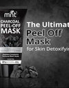 MNT Charcoal Peel Off Mask for Women & Men | Removes Blackheads & Whiteheads | Deep Cleansing Charcoal Peel Off Mask for Oily Skin & Dull Face | 100 g