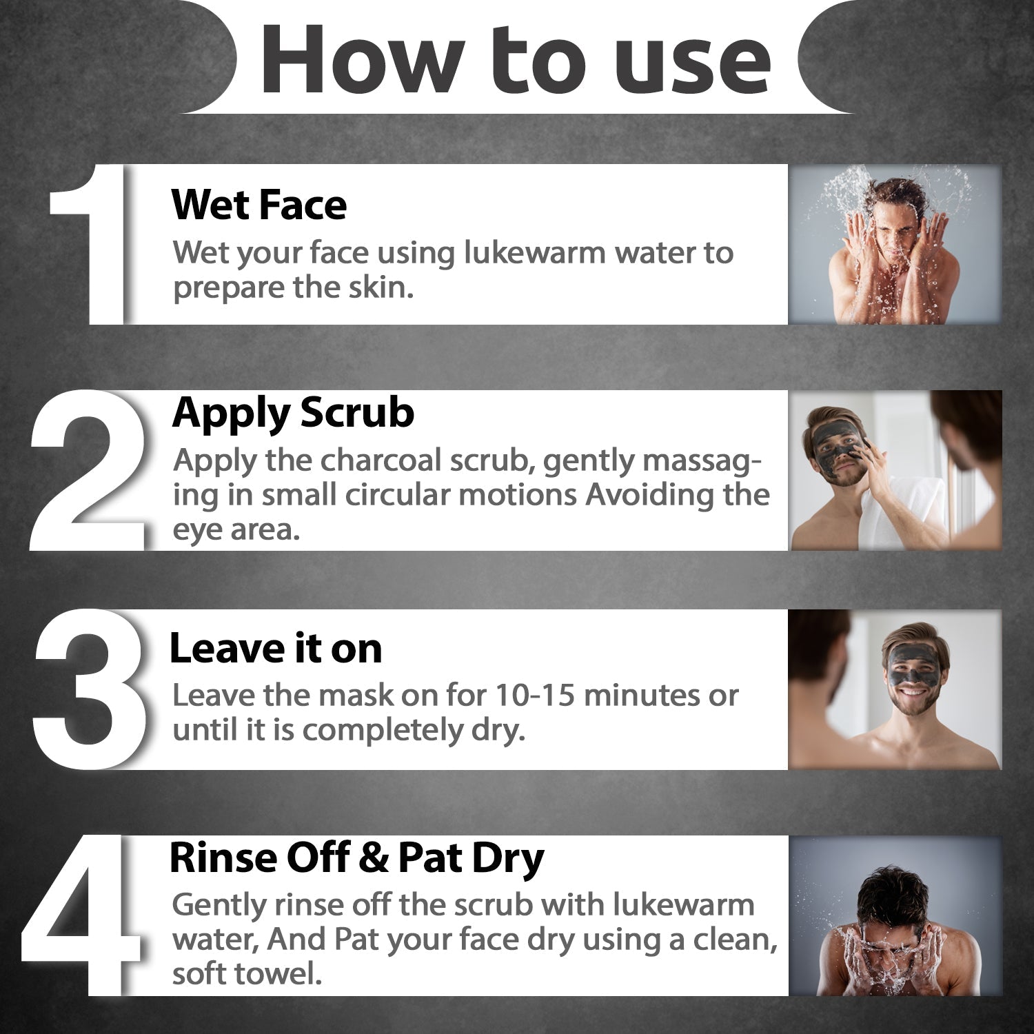 MNT Activated Charcoal Face Scrub for Men & Women | Exfoliates Skin | Removes Dirt & Impurities | Unclog Pores | Anti-Pollution Gentle Scrub for Deep Pore Cleansing & Blackhead Removal | 100 g