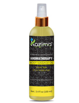 KAZIMA Aromatherapy Body Massage Oil (100ml) Essential Oils for Stress Relief Muscle Relaxation & Skin Nourishment