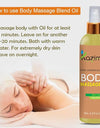 KAZIMA Body Massage Oil (100ml) Blend for Relaxation Muscle Relief & Skin Nourishment