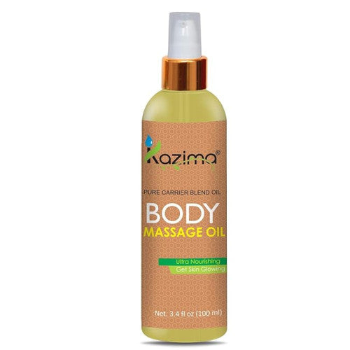 KAZIMA Body Massage Oil (100ml) Blend for Relaxation Muscle Relief & Skin Nourishment