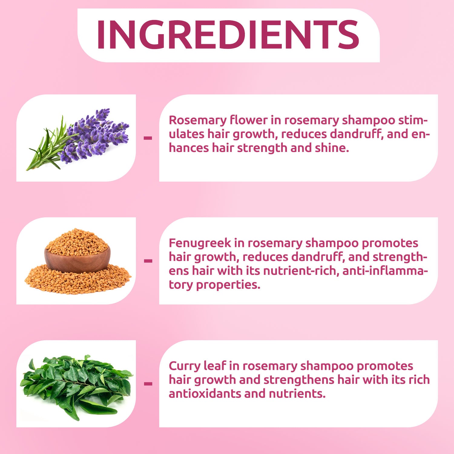 MNT Rosemary Shampoo with Methi Dana & Rosemary for Hair Fall Control & Hair growth | Rosemary Shampoo for Hair Growth, Reduced Hair Fall & Dandruff Control | 300 ml