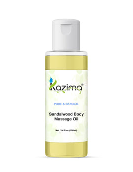 KAZIMA Sandalwood Massage Oil | For A Natural Wonder For Skincare and Relaxation in Your Daily Life