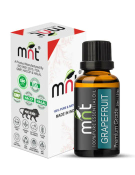 Grapefruit Essential Oil - 100% Pure & Natural Oil for Acne, Face, Hair, Skin, Body and Aromatherapy