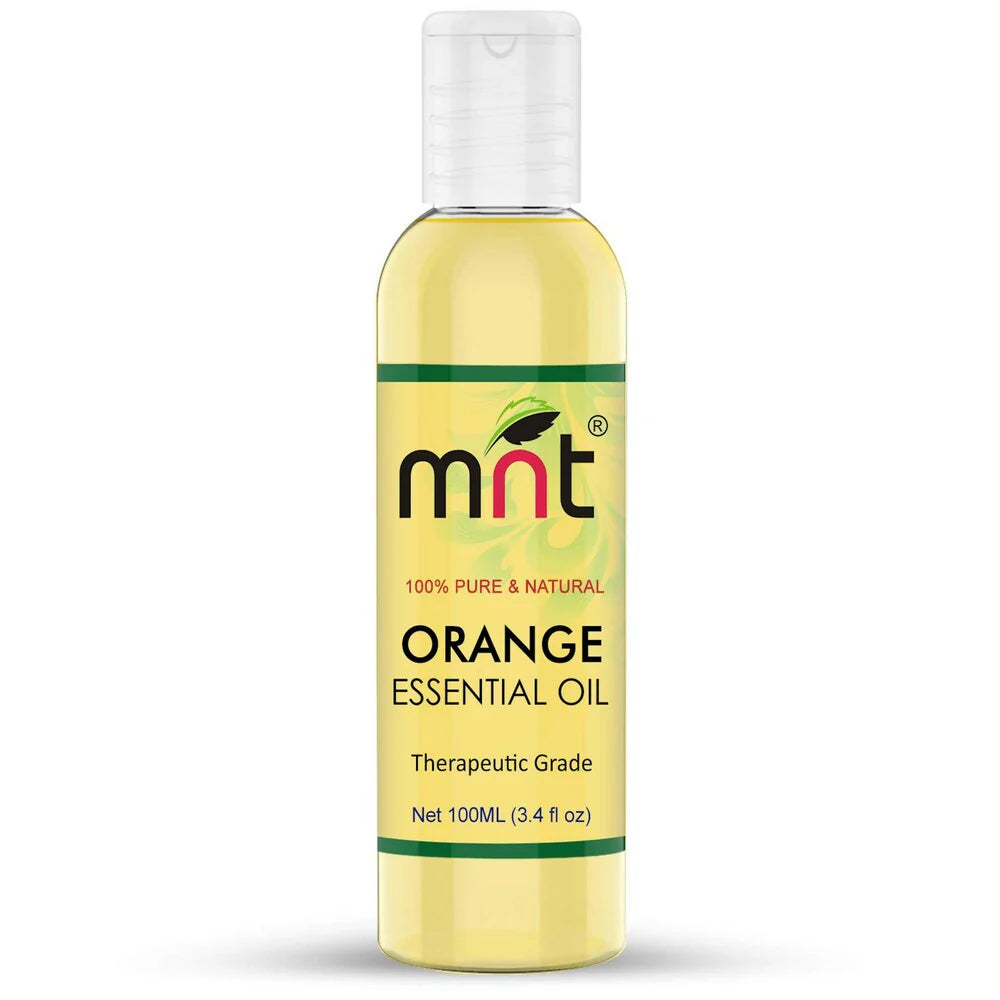 Orange Essential Oil - 100% Pure & Natural Therapeutic Grade Oil for Skin Lightening, Hair, Body, Face and Aromatherapy