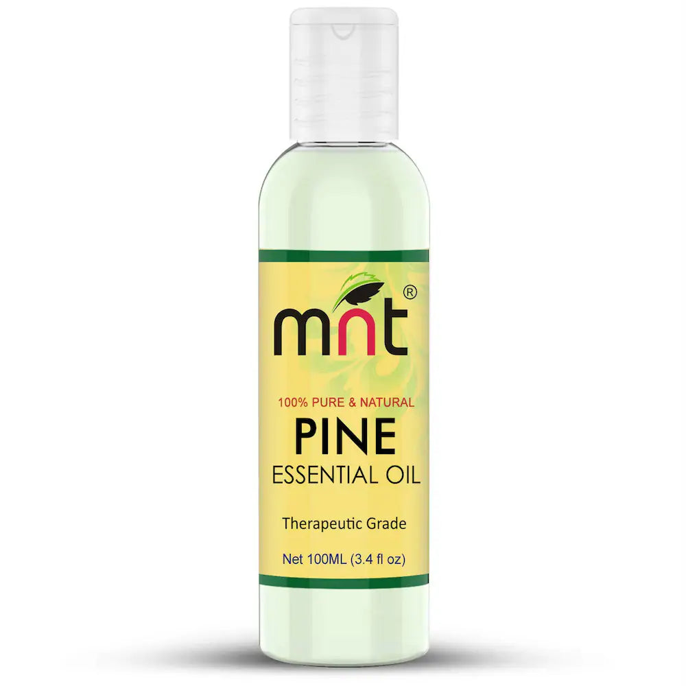Pine Essential Oil 100% Pure, Natural & Undiluted Therapeutic Grade Oil for Skin, Pain Reliever, Aromatherapy and Home Freshner