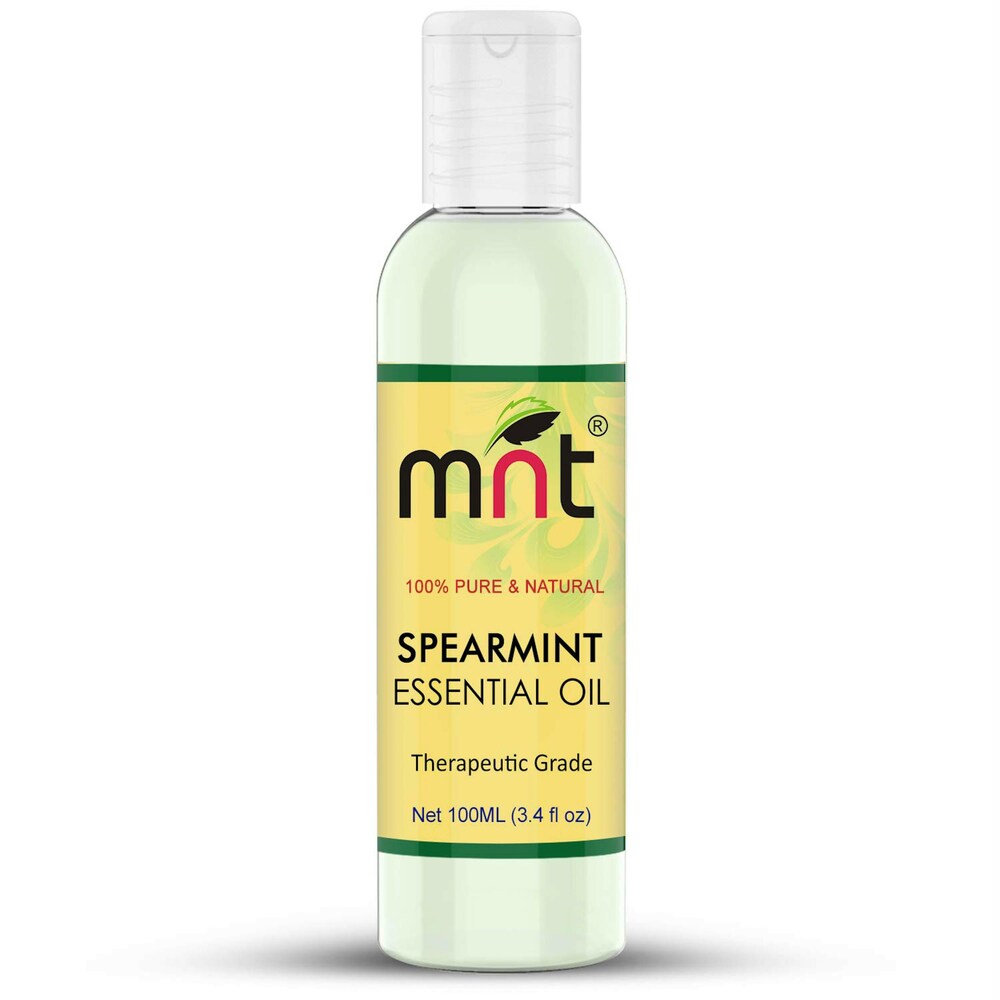 Spearmint Essential Oil 100% Pure, Natural & Undiluted Therapeutic Grade oil for Hair, Skin, Body & Aromatherapy